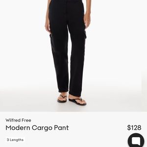 Modern cargo pants by wilfred from aritzia
